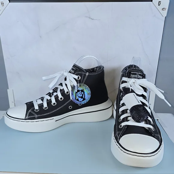 Sketchers x Snoop DoggSnoop One Doggy Bones High Top Canvas Sneakers NWT
